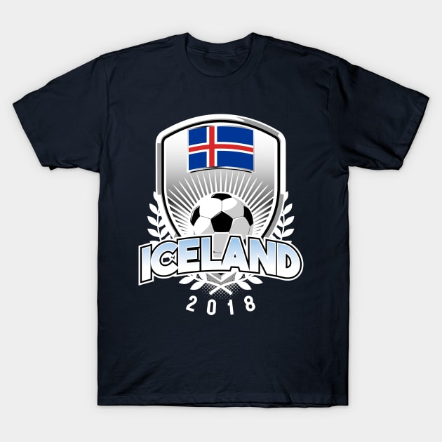 Iceland Soccer 2018 T-Shirt by Styleuniversal